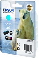 _Epson_26_Cyan T2612  Epson_XP-600 /605/700/800